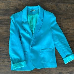 COPY - Teal blazer from H&M